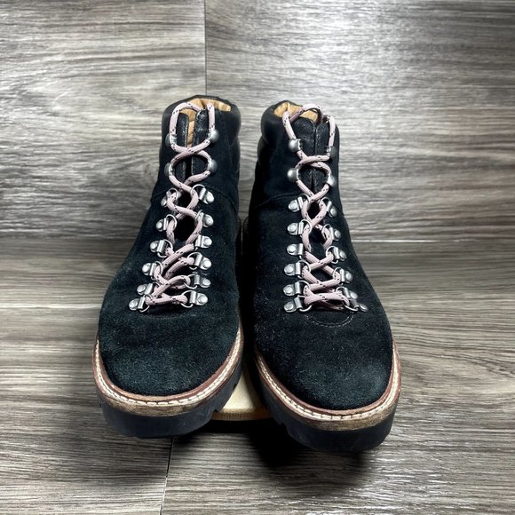 Madewell Women's Black Enzo Hiking Boots Shoe Size 7 - Picture 2 of 10